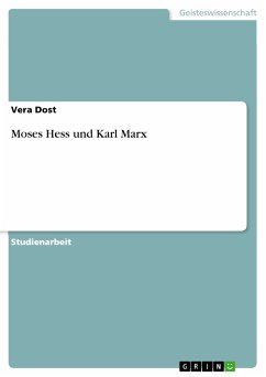 Moses Hess und Karl Marx (eBook, PDF)