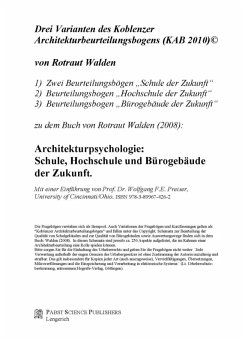 Drei Varianten des Koblenzer Architekturbeurteilungsbogens (KAB 2010)© (eBook, PDF) - Walden, Rotraut