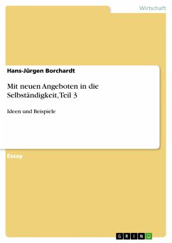 Mit neuen Angeboten in die Selbständigkeit, Teil 3 (eBook, ePUB) - Borchardt, Hans-Jürgen