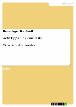 Acht Tipps für kleine Etats (eBook, ePUB) - Borchardt, Hans-Jürgen