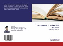 Fish powder in instant fish soup mix