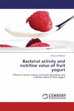 Bacterial activity and nutritive value of fruit yogurt - Mukhtar, Shanza