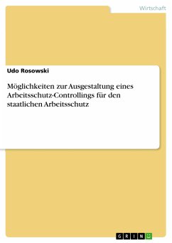 Möglichkeiten zur Ausgestaltung eines Arbeitsschutz-Controllings für den staatlichen Arbeitsschutz (eBook, PDF)