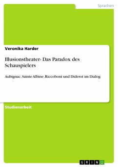 Illusionstheater- Das Paradox des Schauspielers (eBook, PDF) - Harder, Veronika