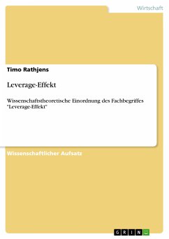 Leverage-Effekt (eBook, PDF) - Rathjens, Timo
