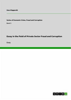 Essay in the Field of Private Sector Fraud and Corruption (eBook, PDF) - Klapproth, Uwe