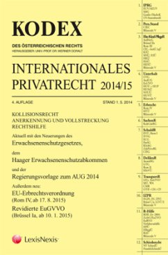 Cover KODEX Internationales Privatrecht 2014/15