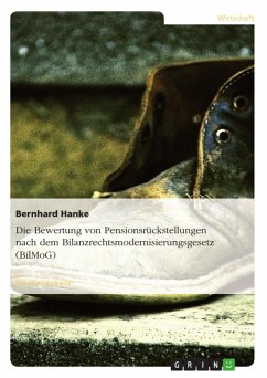Die Bewertung von Pensionsrückstellungen nach dem (Bilanzrechtsmodernisierungsgesetz) BilMoG (eBook, PDF) - Hanke, Bernhard