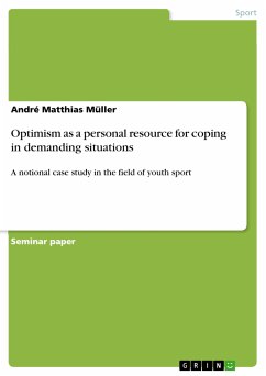 Optimism as a personal resource for coping in demanding situations (eBook, ePUB)