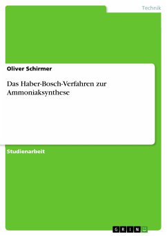 Das Haber-Bosch-Verfahren zur Ammoniaksynthese (eBook, PDF) - Schirmer, Oliver