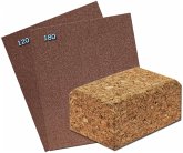 Corvus A600057 - Kids at Work Schleifklotz aus Kork, klein, inkl. Schleifpapier