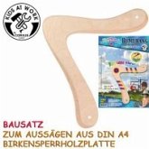 Corvus A600527 - Kids at Work, Bumerang 2-Flügler, Holz, Bausatz zum Aussägen