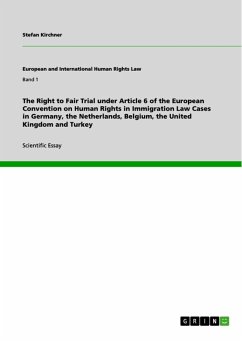 The Right to Fair Trial under Article 6 of the European Convention on Human Rights in Immigration Law Cases in Germany, the Netherlands, Belgium, the United Kingdom and Turkey (eBook, ePUB) - Kirchner, Stefan
