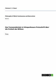 Das Transzendentale in Schopenhauers Preisschrift über die Freiheit des Willens (eBook, PDF)