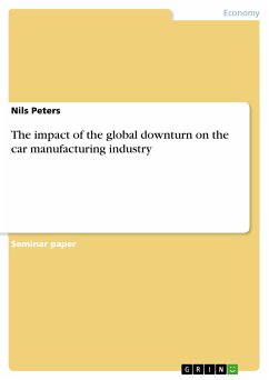 The impact of the global downturn on the car manufacturing industry (eBook, PDF)