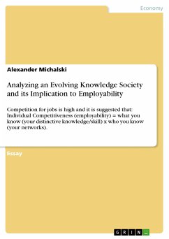 Analyzing an Evolving Knowledge Society and its Implication to Employability (eBook, ePUB)