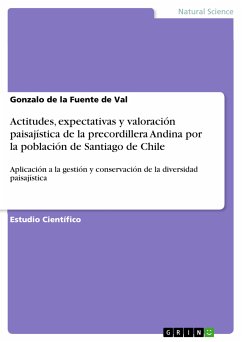 Actitudes, expectativas y valoración paisajística de la precordillera Andina por la población de Santiago de Chile (eBook, PDF)