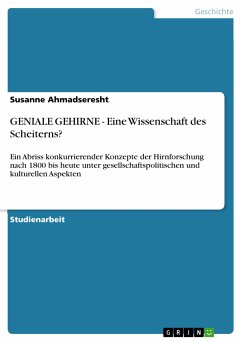 GENIALE GEHIRNE - Eine Wissenschaft des Scheiterns? (eBook, PDF) - Ahmadseresht, Susanne