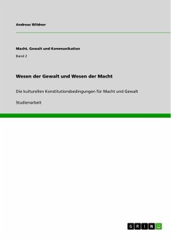 Wesen der Gewalt und Wesen der Macht (eBook, ePUB)