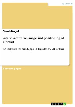 Analysis of value, image and positioning of a brand (eBook, PDF) - Nagel, Sarah