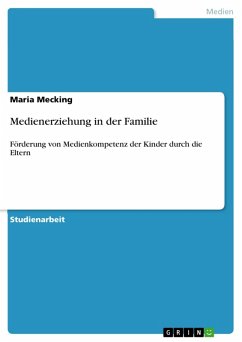 Medienerziehung in der Familie (eBook, PDF) - Mecking, Maria