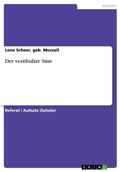 Der vestibuläre Sinn (eBook, PDF) - Scheer, geb. Moczall
