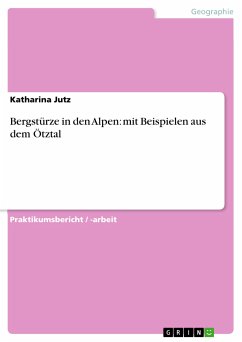 Bergstürze in den Alpen: mit Beispielen aus dem Ötztal (eBook, PDF) - Jutz, Katharina