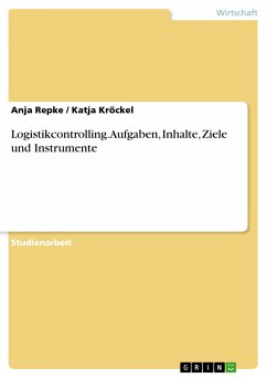 Logistikcontrolling. Aufgaben, Inhalte, Ziele und Instrumente (eBook, PDF)