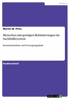 Menschen mit geistigen Behinderungen im Suchthilfesystem (eBook, PDF) - Prins, Martin W.