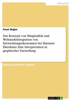 Das Konzept von Marginalität und Weltmarktintegration von Entwicklungsökonomien bei Hartmut Elsenhans: Eine Interpretation in graphischer Darstellung (eBook, PDF) - Najjar, Fausi