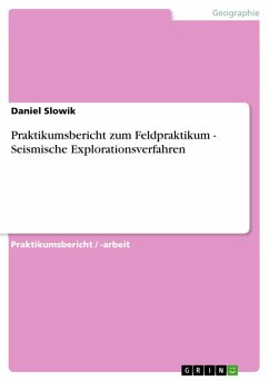 Praktikumsbericht zum Feldpraktikum - Seismische Explorationsverfahren (eBook, PDF)