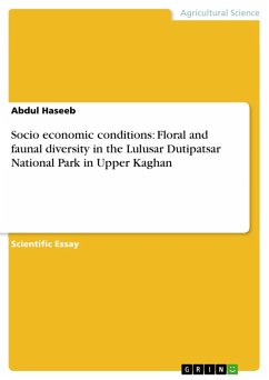 Socio economic conditions: Floral and faunal diversity in the Lulusar Dutipatsar National Park in Upper Kaghan (eBook, ePUB)