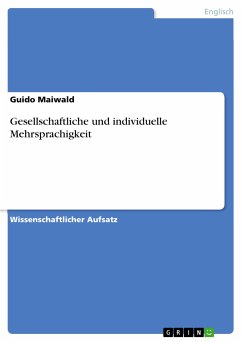 Gesellschaftliche und individuelle Mehrsprachigkeit (eBook, PDF)