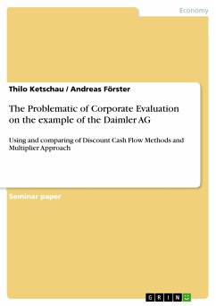 The Problematic of Corporate Evaluation on the example of the Daimler AG (eBook, PDF)