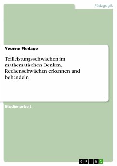 Teilleistungsschwächen im mathematischen Denken, Rechenschwächen erkennen und behandeln (eBook, PDF) - Flerlage, Yvonne