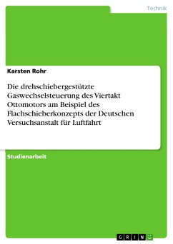 Die drehschiebergestützte Gaswechselsteuerung des Viertakt Ottomotors am Beispiel des Flachschieberkonzepts der Deutschen Versuchsanstalt für Luftfahrt (eBook, PDF) - Rohr, Karsten