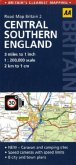 AA Road Map Britain Central Southern England