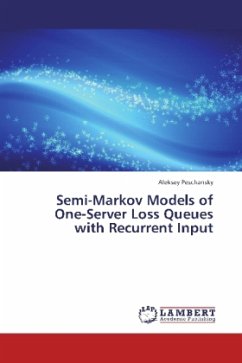 Semi-Markov Models of One-Server Loss Queues with Recurrent Input