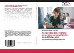 Tendencia generacional de procesos psicológicos en adolescentes