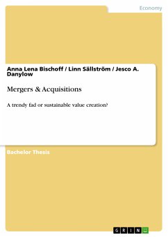 Mergers & Acquisitions (eBook, PDF) - Bischoff, Anna Lena; Sällström, Linn; Danylow, Jesco A.