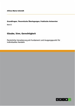 Glaube, Sinn, Gerechtigkeit (eBook, PDF) - Schmidt, Alfons Maria