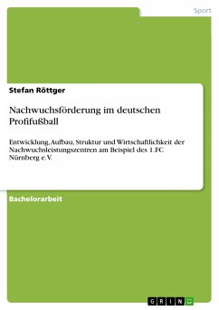 Nachwuchsförderung im deutschen Profifußball (eBook, PDF) - Röttger, Stefan