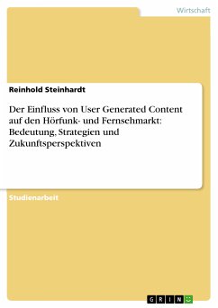 Der Einfluss von User Generated Content auf den Hörfunk- und Fernsehmarkt: Bedeutung, Strategien und Zukunftsperspektiven (eBook, PDF)