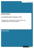 Leni Riefenstahl: Olympia 1936 (eBook, PDF)