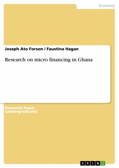 Research on micro financing in Ghana (eBook, PDF)