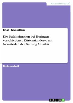 Die Befallssituation bei Heringen verschiedener Küstenstandorte mit Nematoden der Gattung Anisakis (eBook, PDF)