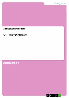 Abflussmessungen (eBook, PDF) - Salbach, Christoph