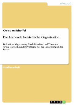 Die Lernende betriebliche Organisation (eBook, PDF) - Scheffel, Christian