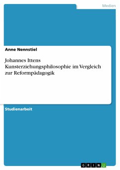 Johannes Ittens Kunsterziehungsphilosophie im Vergleich zur Reformpädagogik (eBook, PDF) - Nennstiel, Anne