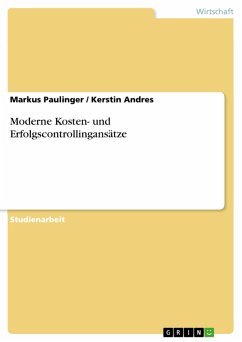 Moderne Kosten- und Erfolgscontrollingansätze (eBook, PDF)